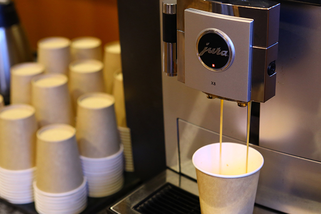無料コーヒーサービス